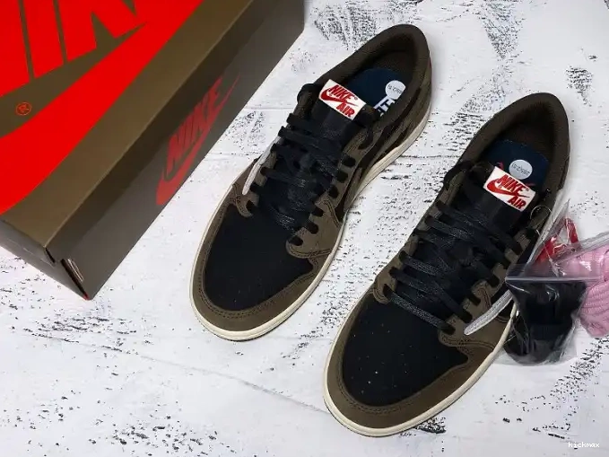 Rep MAX Scott Air SP CQ4277-001 Dark OG 1 Jordan Mocha Low Travis x 0419